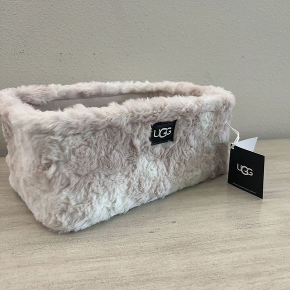 UGG Marissa Medium Bin Rosewater Pink White Storage Bin NEW w/ Tags - Picture 2 of 7